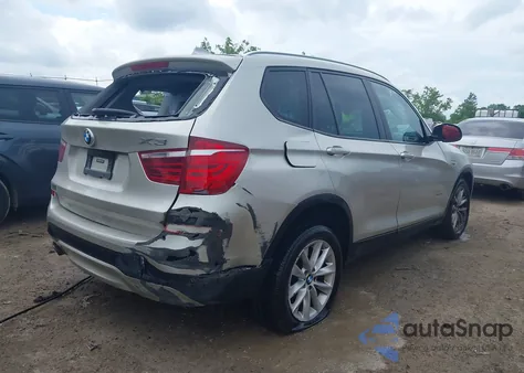 2017 BMW X3 xDrive28I z USA, uszkodzony, nr VIN 5UXWX9C35H0W73859
